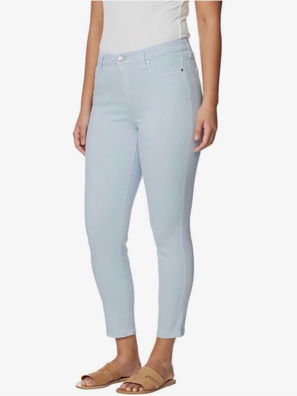 Buffalo David Bitton Light Blue Women’s Ankle Jeans Havana High Rise Stretch